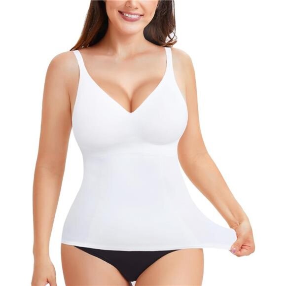 Tank Tops for Women – Tummy Control Shapewear, Seamless Body Shaper - Picture 1 of 7